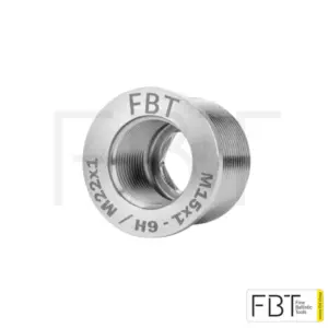FBT INCA Gewindeadapter M22x1 für Schalldämpfergewinde
