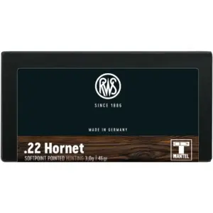 RWS .22 Hornet Teilmantel 3,0g/46grs.