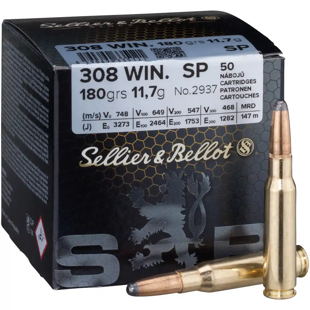 Sellier & Bellot .308 Win. Teilmantel 11,7g/180grs.